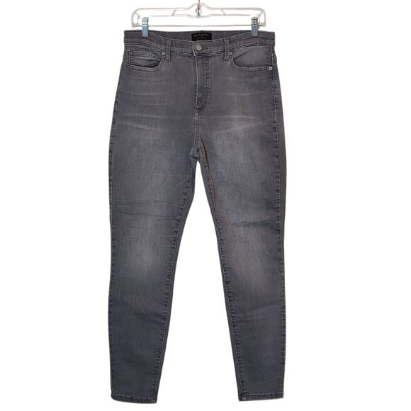 Banana Republic Curvy Skinny Jeans High Rise Gray Stretch Comfort Size 30/10 - Picture 1 of 10